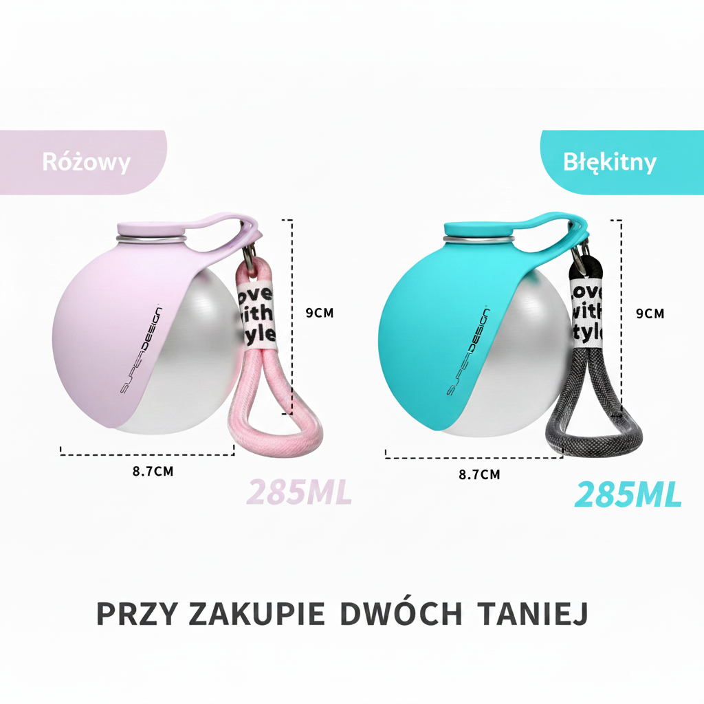 ActivePup™    Przenośna butelka-poidło na wodę dla psa 2w1