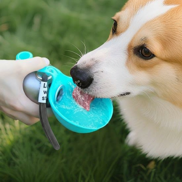 ActivePup™    Przenośna butelka-poidło na wodę dla psa 2w1