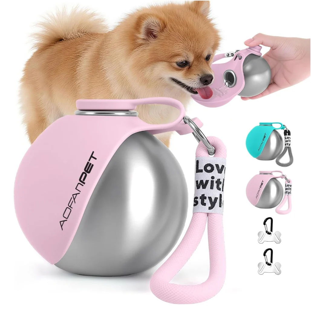 ActivePup™    Przenośna butelka-poidło na wodę dla psa 2w1