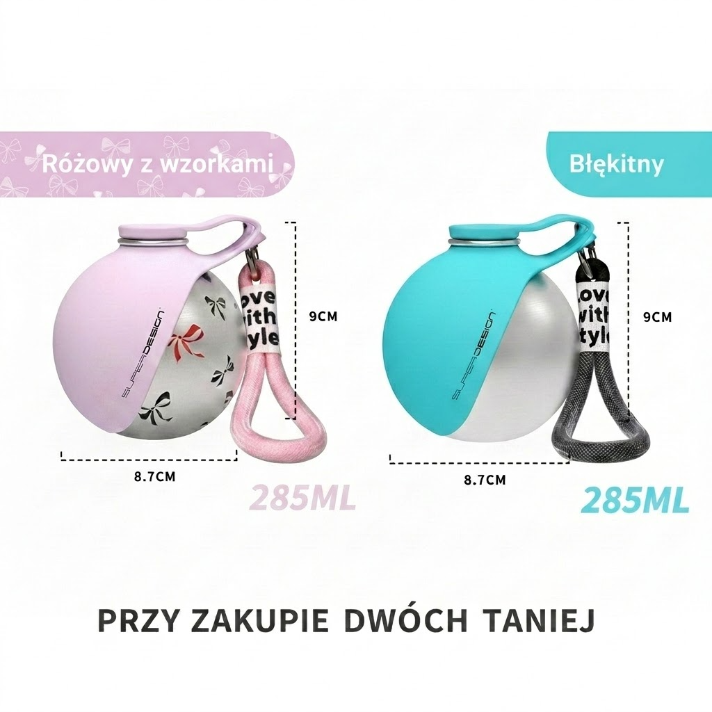 ActivePup™    Przenośna butelka-poidło na wodę dla psa 2w1